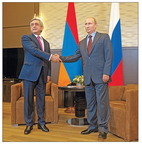 Рабочий визит президента  Армении  Сержа Саргсяна  в Российскую Федерацию