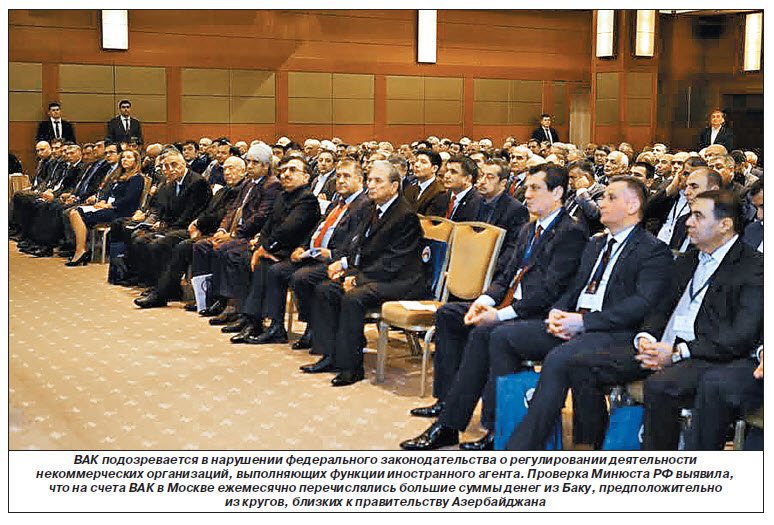 Всероссийский азербайджанский конгресс на грани юридической ликвидации