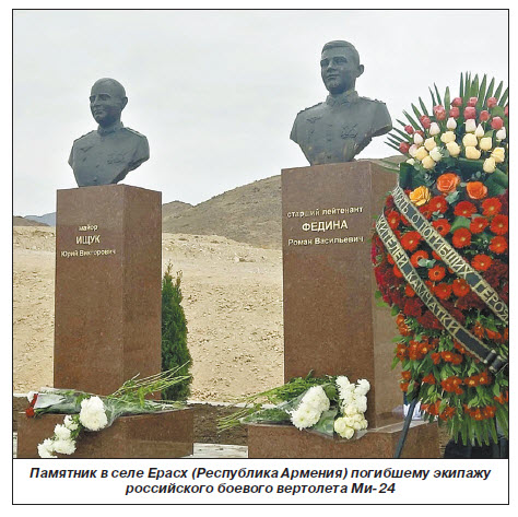 Памяти погибших русских летчиков, сбитых азербайджанскими ВС 9 ноября 2020 года